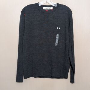 🆕 ANYA HINDMARCH x UNIQLO Merino wool Crew Neck Unisex Sweater XL
